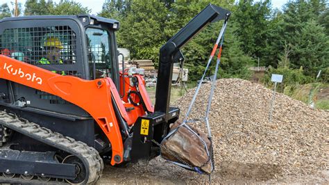 kubota skid steer trenching pictures|kubota lb60 attachment.